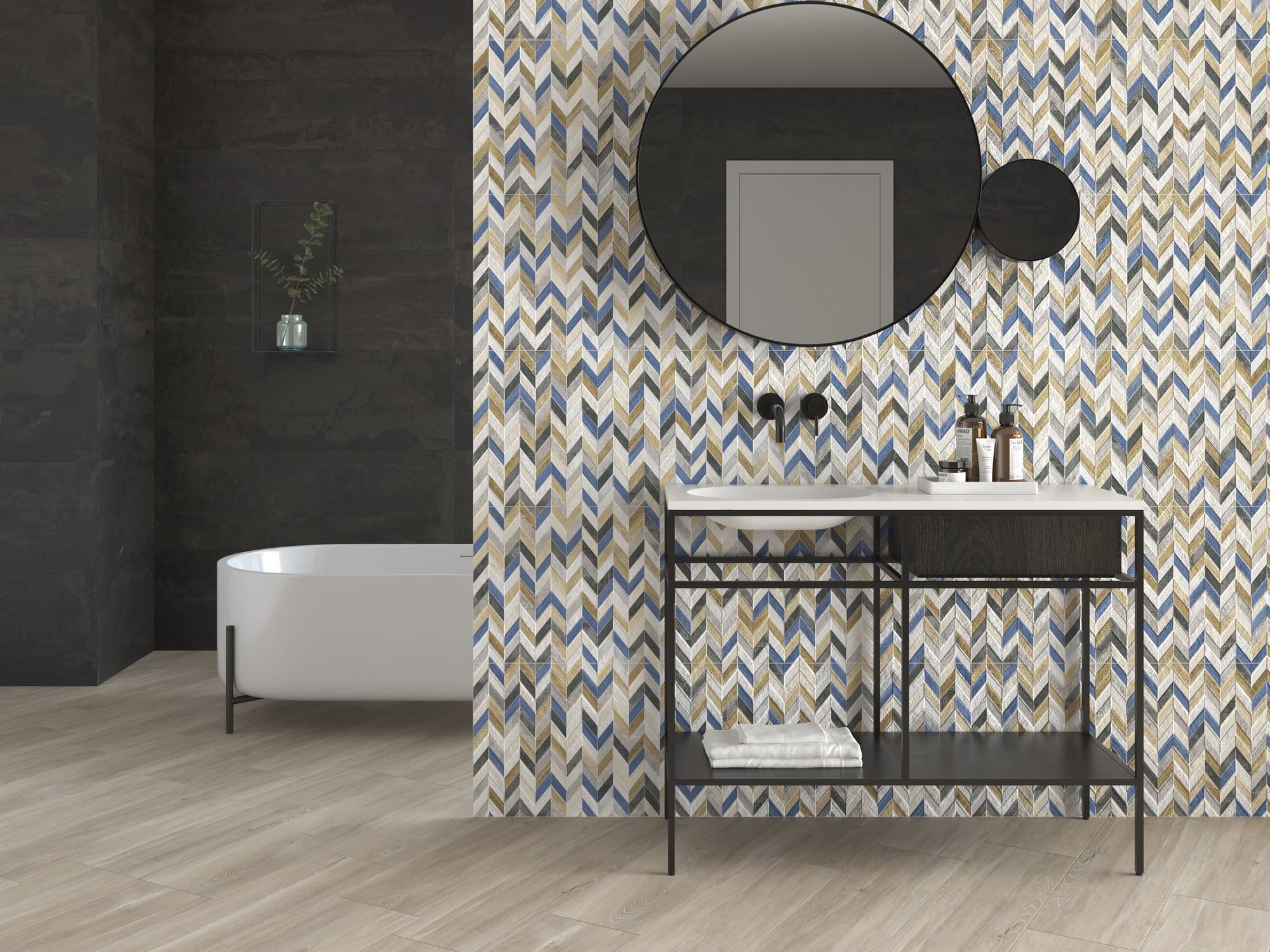 FLOOR CELAIN Porcelain Bathroom Leeds Clayton Mix Wall tiles and Wooden Flooring tiles