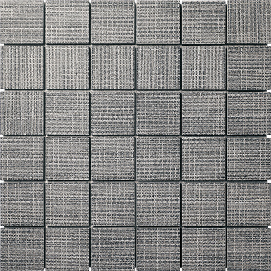MALLA HABITAT GREY 30X30 5X5 Textile tiles for Walls london