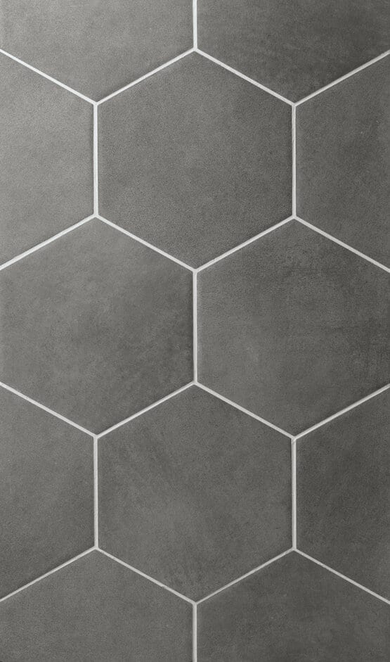 Work Hexawork b coal 21x182 porcelain bathroom floor tiles uk