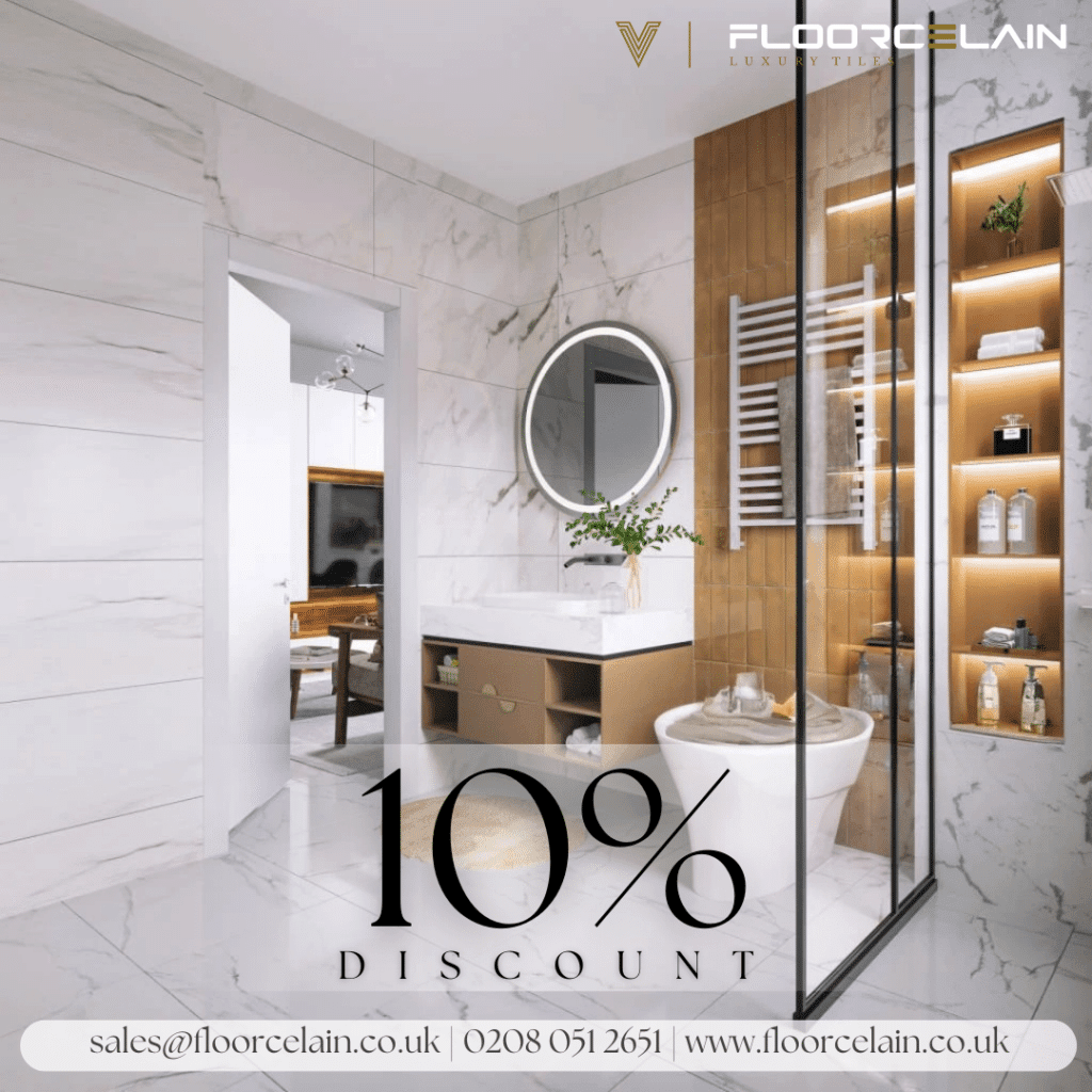 Refresh Your Bathroom with Luxurious Floor Tiles from Floorcelain