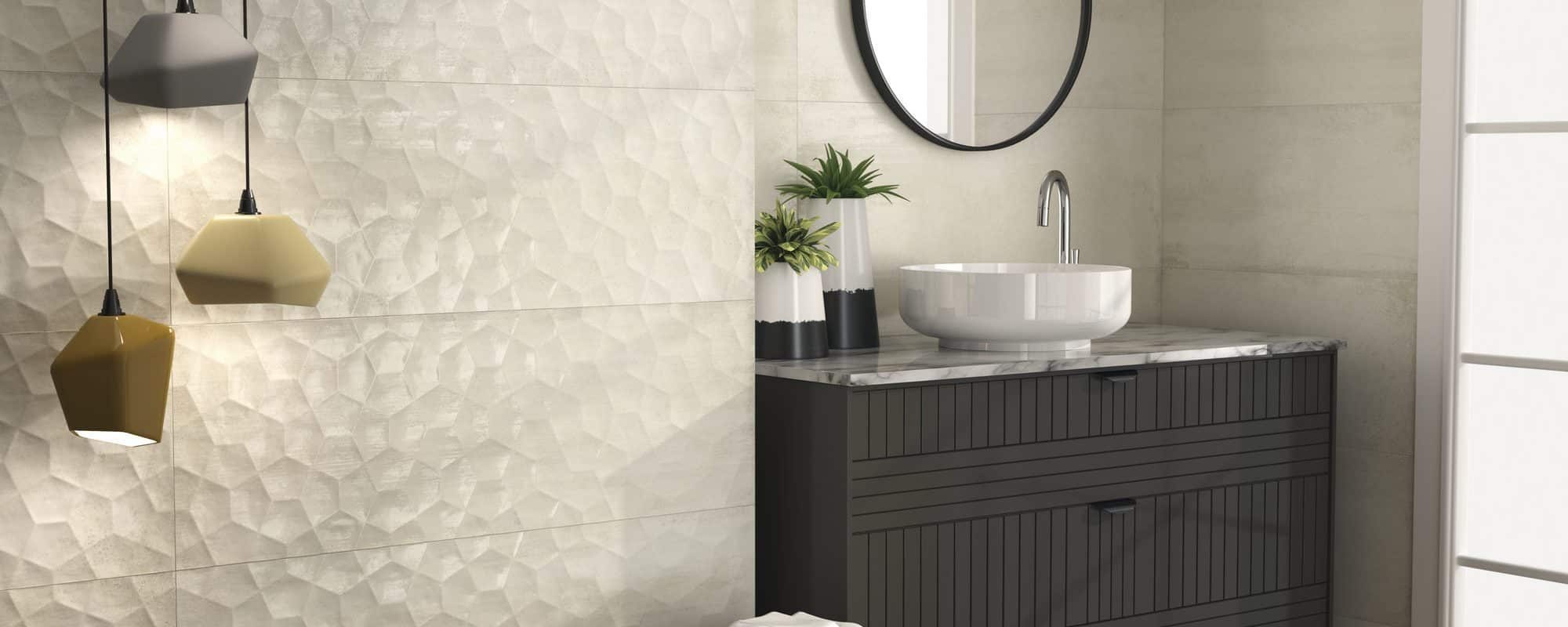 CHIC marble effect porcelain bathroom tiles slider 1