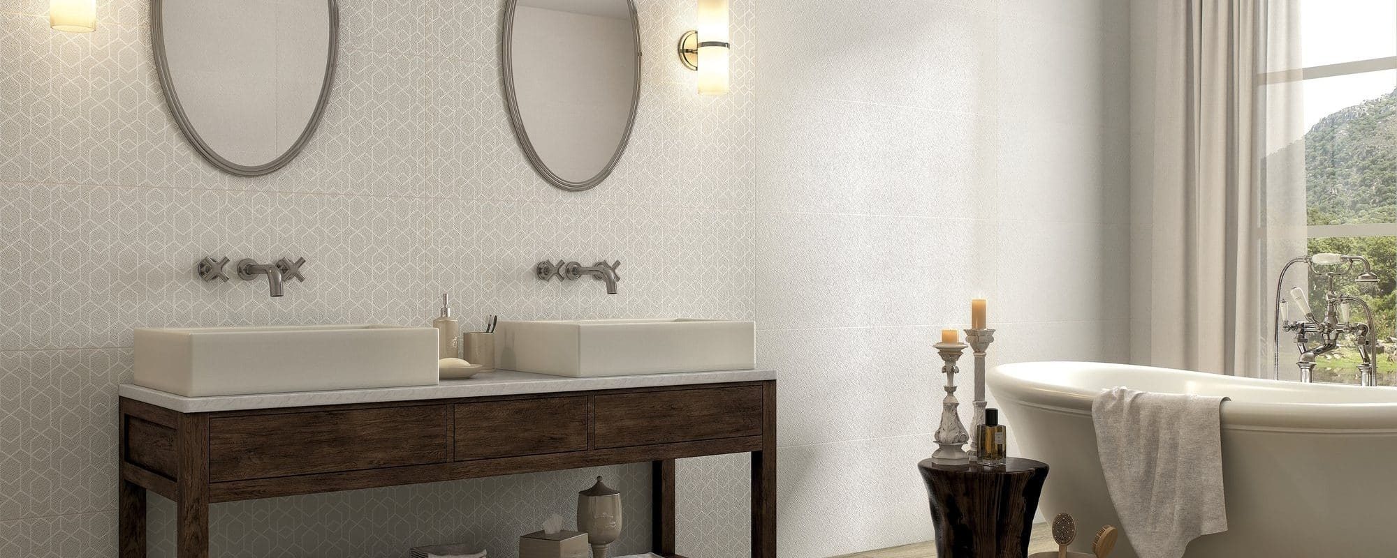 CLICK marble effect porcelain bathroom tiles slider 4