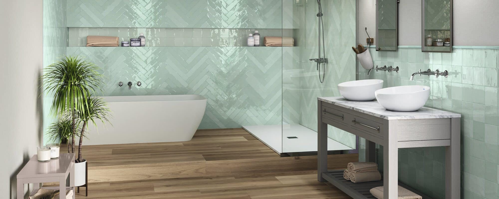 KOEN wood effect porcelain bathroom tiles uk slider 8