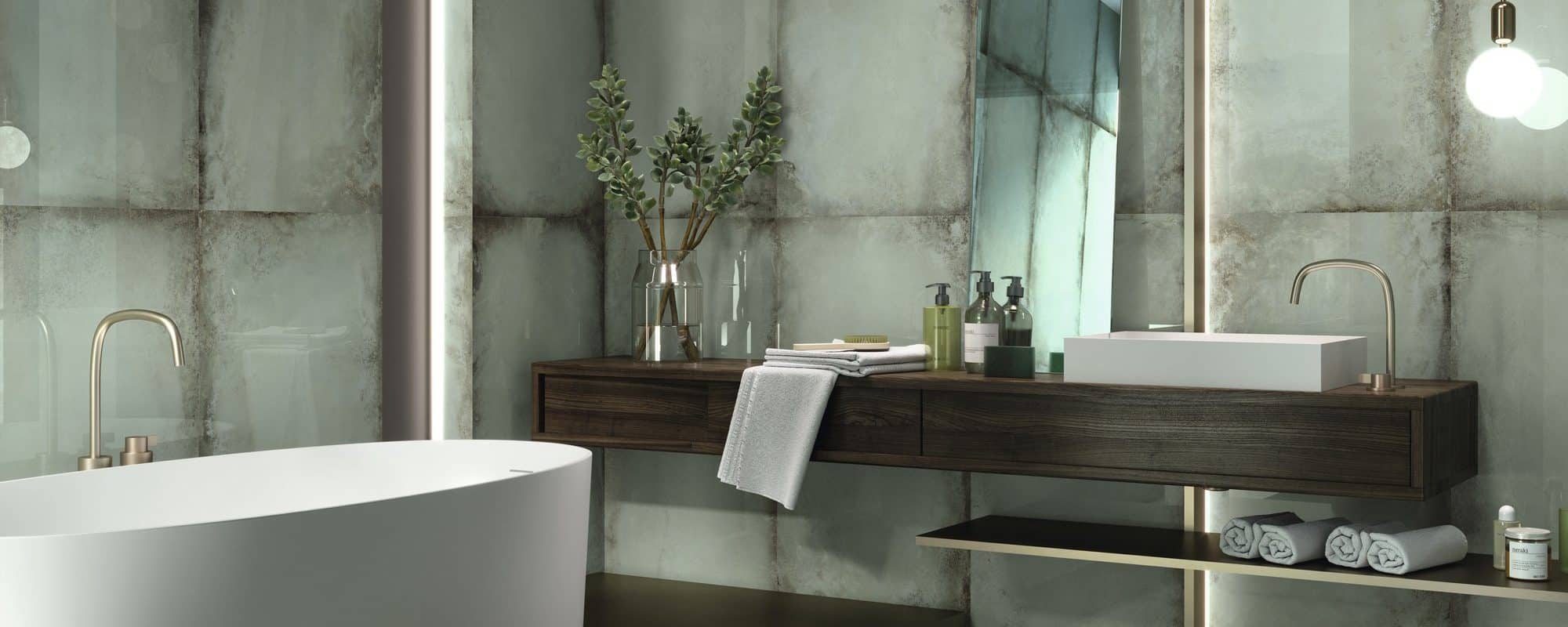 NAXOS cement effect porcelain bathroom tiles uk slider 4