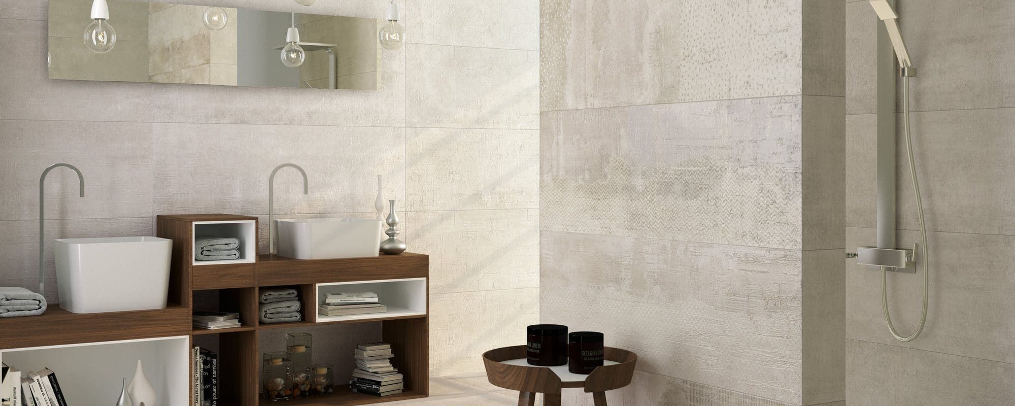 OLD STREET cement effect porcelain bathroom tiles uk slider 3