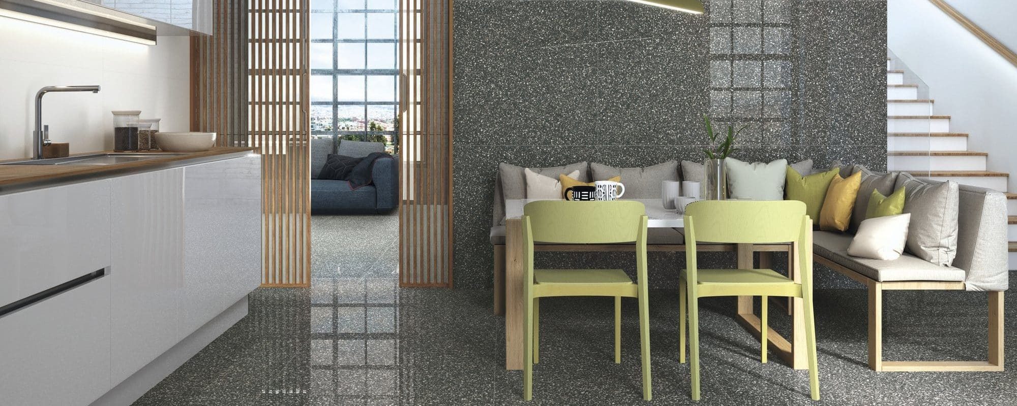 TERRAZZO Porcelain Tile That Looks Like Stone london slider