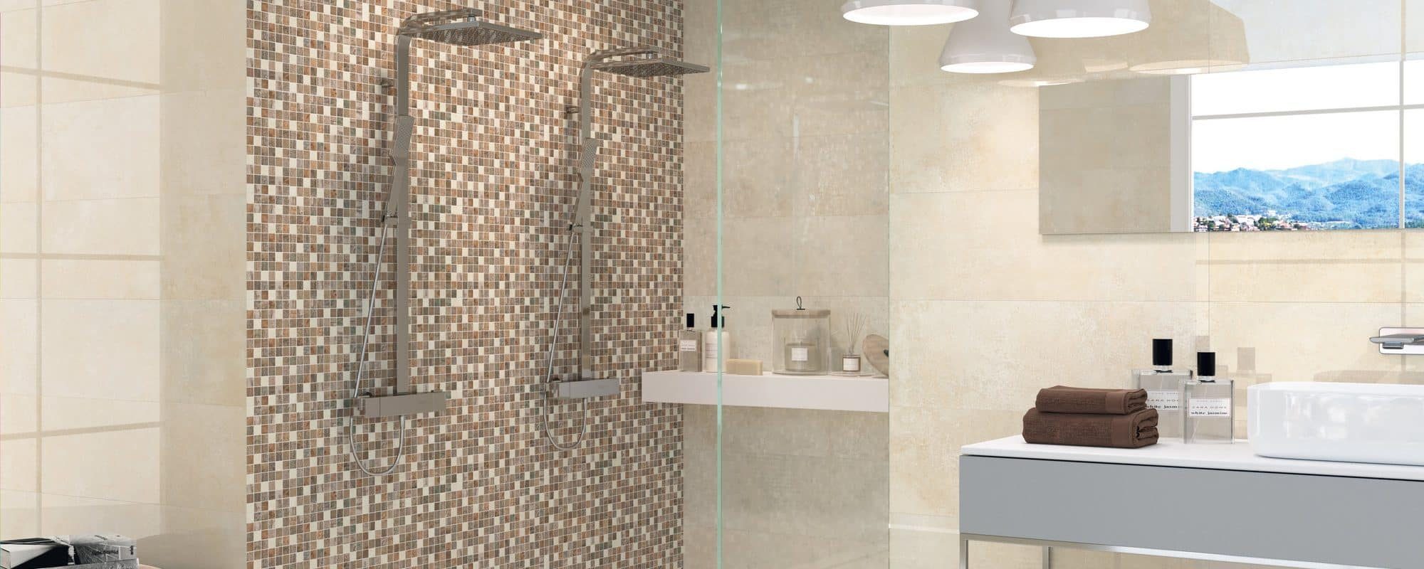 TIMELESS cement effect porcelain bathroom tiles uk slider 1