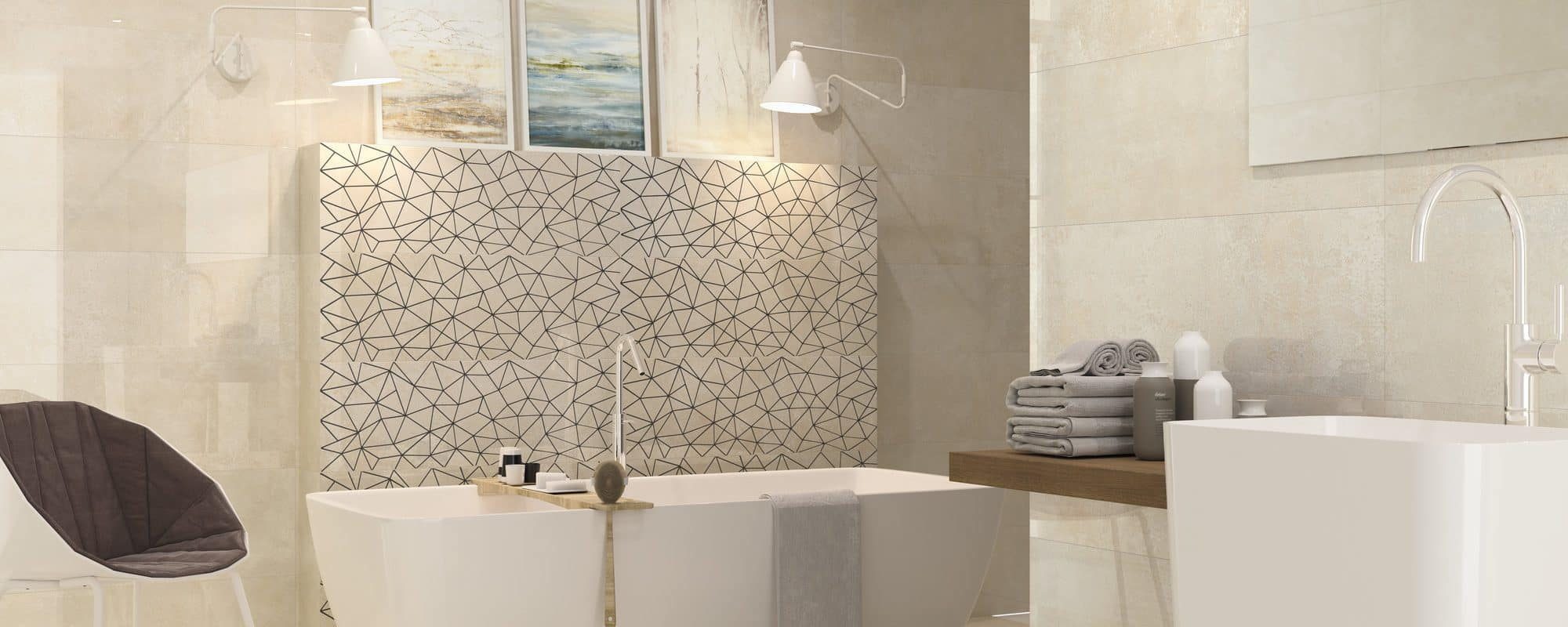 TIMELESS cement effect porcelain bathroom tiles uk slider 5