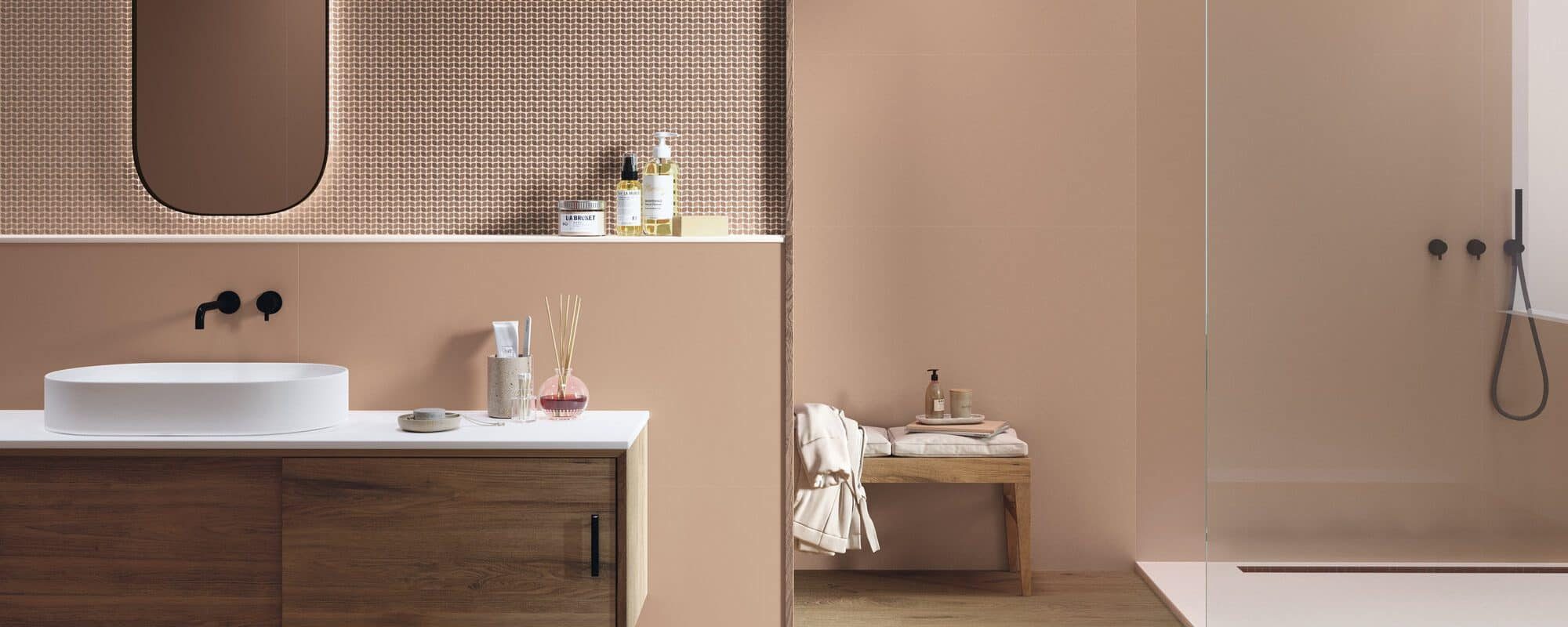 TRIANA wood effect porcelain bathroom tiles uk slider 1