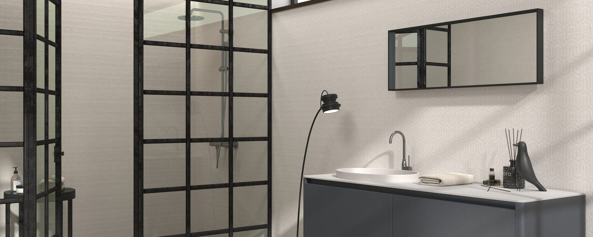 TWIST cement effect porcelain bathroom tiles uk slider 4