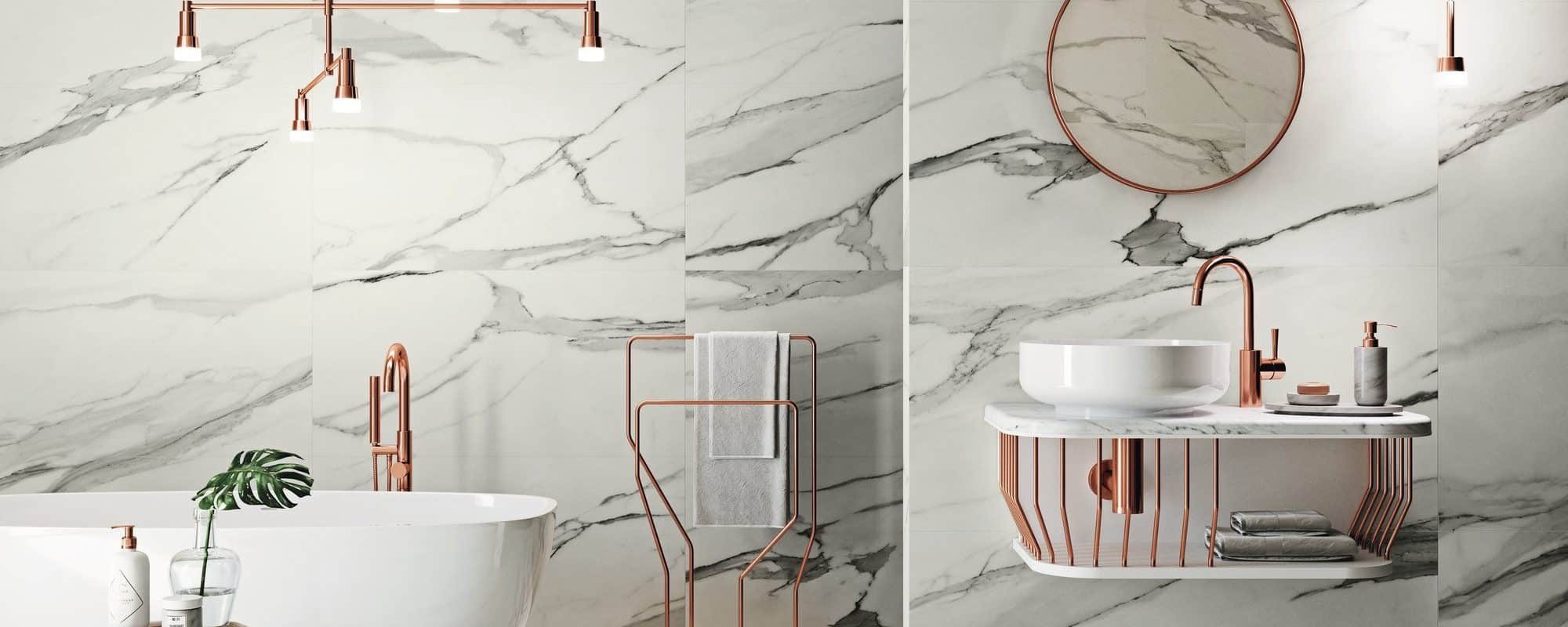statuary-marble effect bathroom tiles uk slider 1